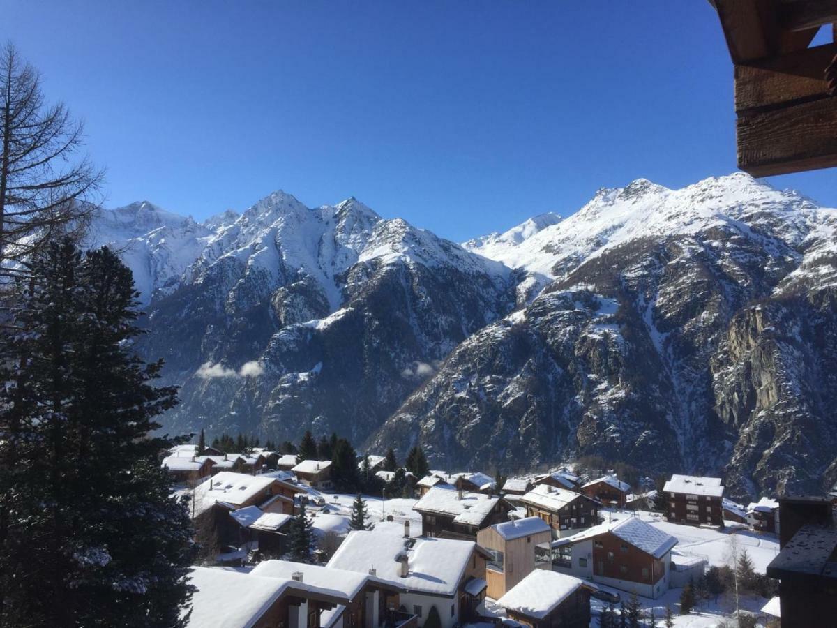 Appartamento Haus Gentiana A Grächen Esterno foto